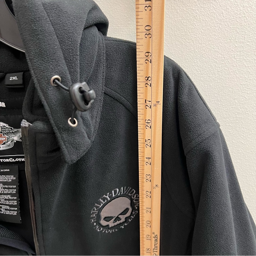 Harley Davidson Cross Roads Il
Fleece Hooded Jacket Willie G Skull Size 2XL - Picture 14 of 16